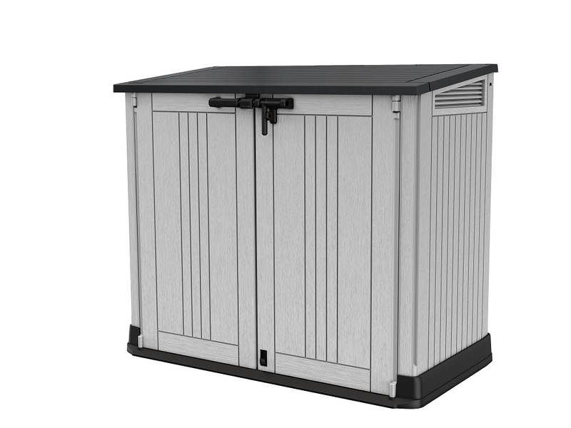 Product image: Keter store it out prime garden plastic storage grey /black 132x71.5x113.5cm, , medium-null
