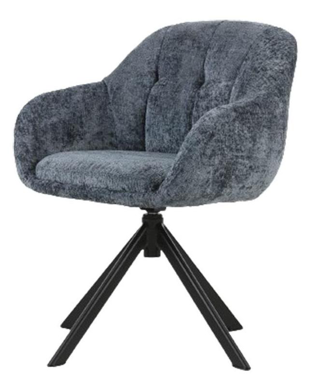 Chris dining chair - 360-degree comfort - blue, , medium-null