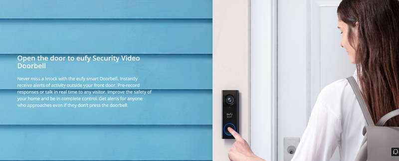 Anker eufy video doorbell 2k with home base, , medium-null
