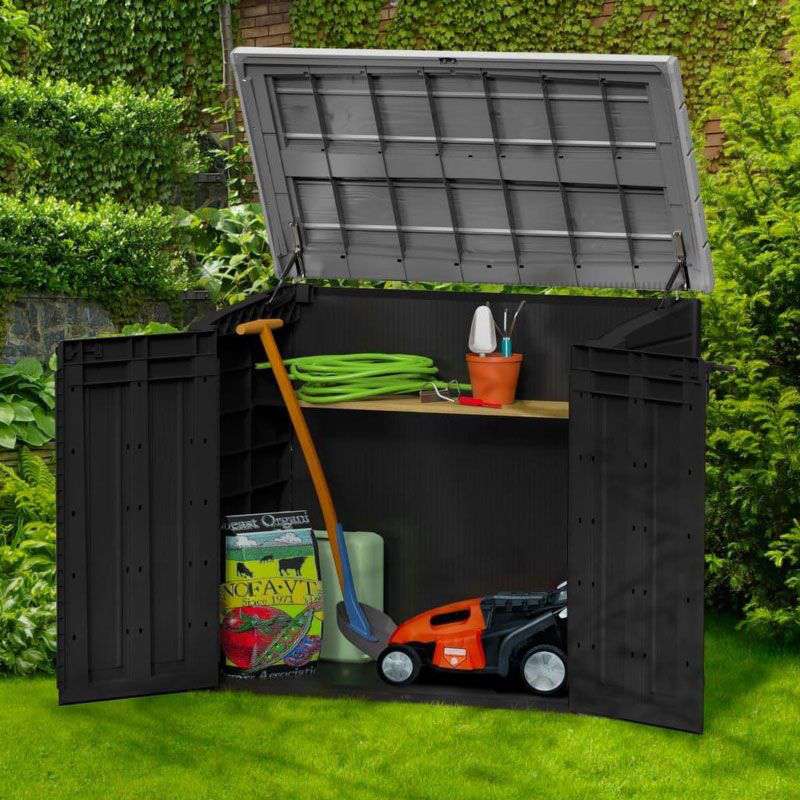 Product image: Keter store-it-out max 145x82x125cm black 1200l, , medium-null