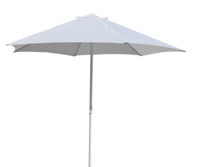 Bolonia 2.5m pushup umbrella white