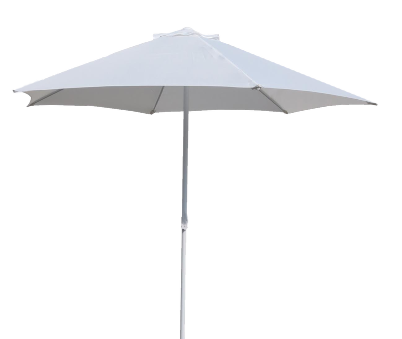 Bolonia 2.5m pushup umbrella white, , medium image number null