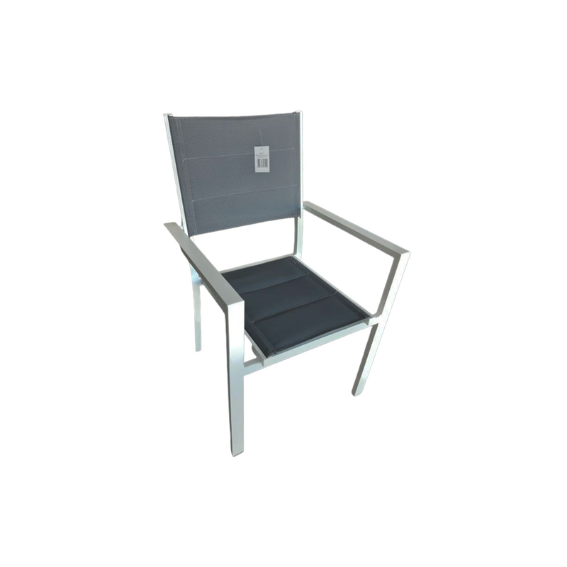 Chair aluminum 7400 dark gray 60x56.5x87cm image number null
