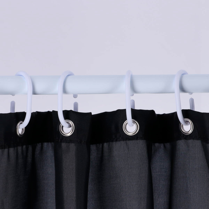 Tendance set 12pcs shower curtain rings white, , medium image number null