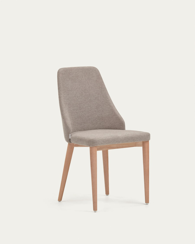 Rosie chair brown solid wood-null