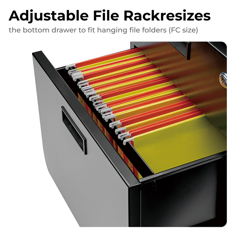 Lumivida file cabinet mobile with 2 lockable drawers cab03-1, , medium-null