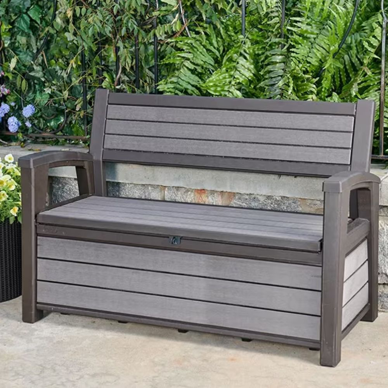 Product image: Keter hudson πάγκος αποθήκευσης 227l ανθράκι, , medium-null