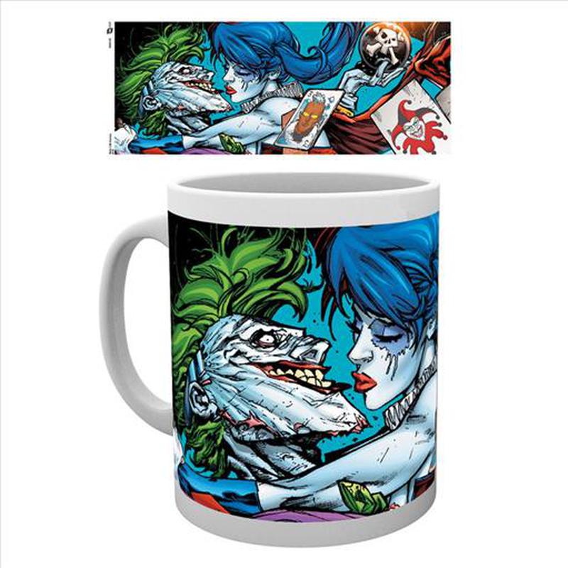 Dc comics harley quinn joker cards mug, , medium-null