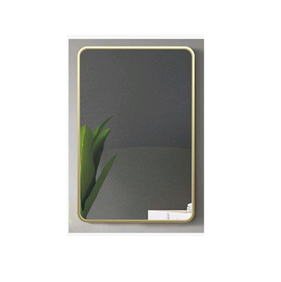 Mirror with gold aluminium frame 60x90cm, , medium