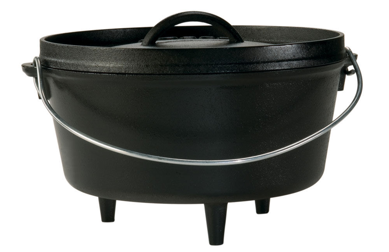 Lodge deep cast iron camping boat 4.7lt | 25.4cm, , medium image number null