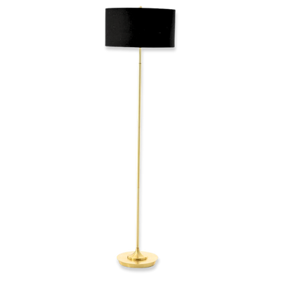 Gold-black metal floor lamp 43x165cm, , medium