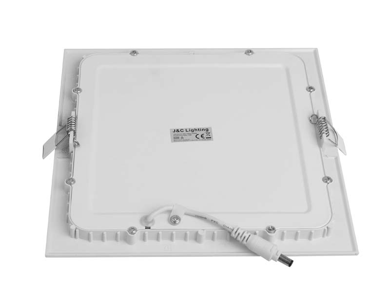 J&c led 18w recessed square panel 6500k 225mm, , medium-null