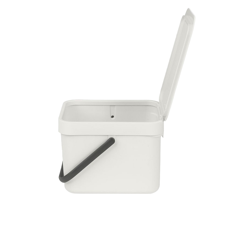 Brabantia sort & go waste bin 6l - light grey, , medium-null