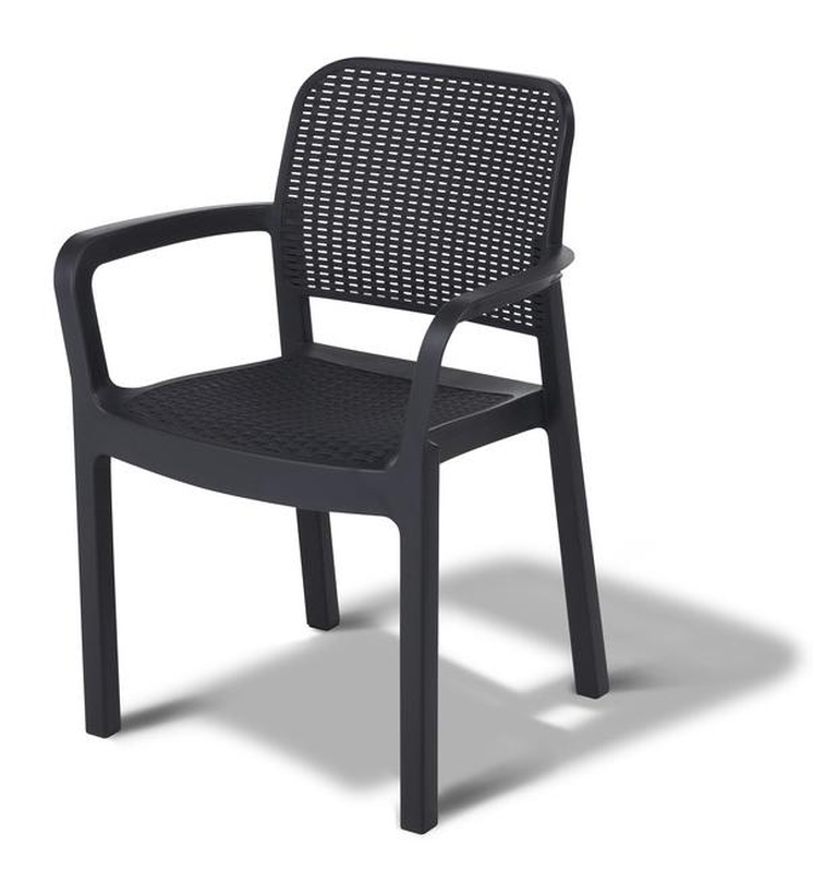 Keter samana outdoor chair 58x53x83cm - graphite, , medium-null