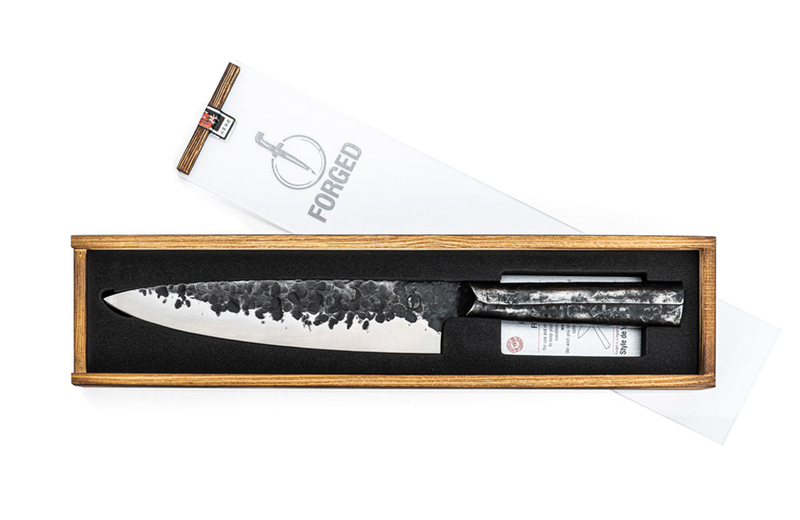 Forged brute chef's knife 440c japanese steel, , medium image number null