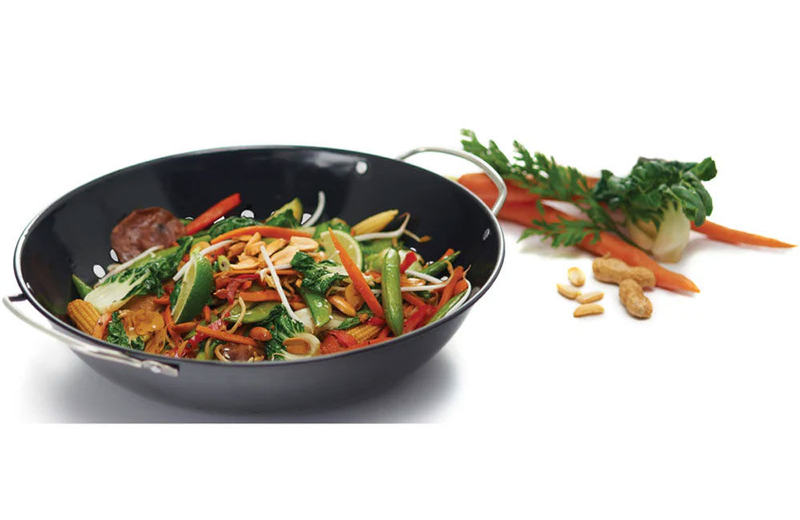 Deluxe porcelain wok round topper (diameter 28cm x 6.4cm deep), , medium image number null