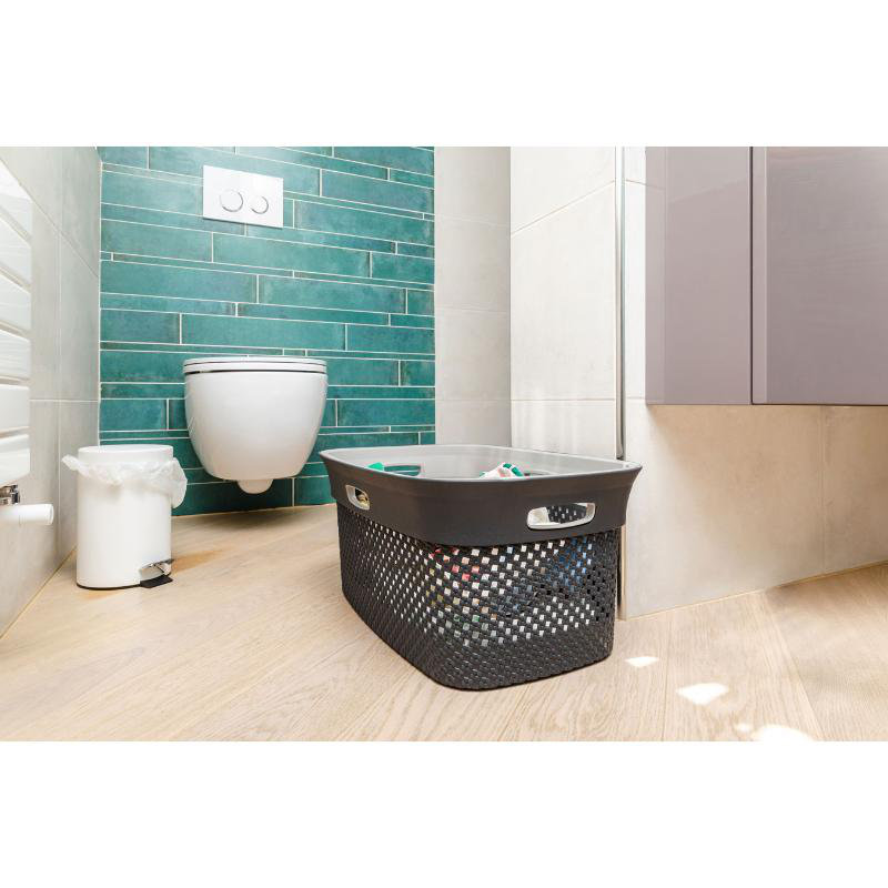 Product image: Dea καλαθι ρουχων woolly 45l- σκουρο ανθρακι, , medium-null