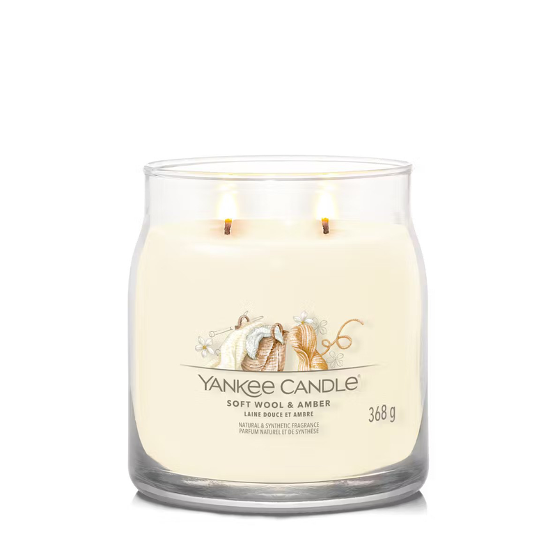 Soft wool and amber – signature medium jar, , medium-null