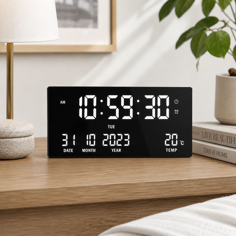 Led digital clock &psi;&eta;&phi;&iota;&alpha;&kappa;ό &rho;&omicron;&lambda;ό&iota; &tau;&omicron;ί&chi;&omicron;&upsilon; &mu;&epsilon; &eta;&mu;&epsilon;&rho;&omicron;&lambda;ό&gamma;&iota;&omicron;, &theta;&epsilon;&rho;&mu;&omicron;&kappa;&rho;&alpha;&sigma;ί&alpha; &kappa;&alpha;&iota; &xi;&upsilon;&pi;&nu;&eta;&tau;ή&rho;&iota; jh3615, , medium-null