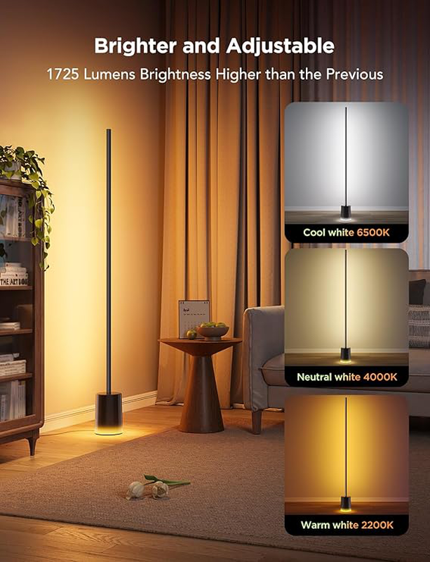 Govee lamp floor smart rgbicww supports matter (floor lamp 2 black) h607c, , medium-null