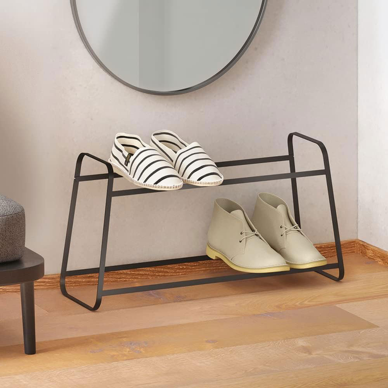 Metaltex derby shoe rack 2-tier 52x18x27cm, , medium-null