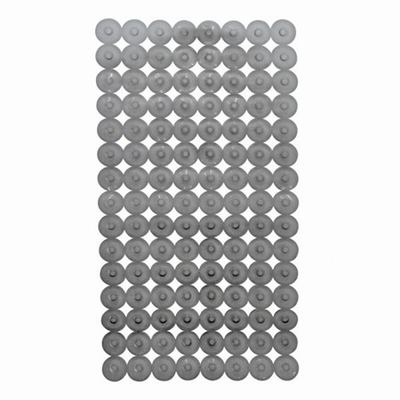 Ankor bathmat pvc dots 68x36cm clear grey, , medium