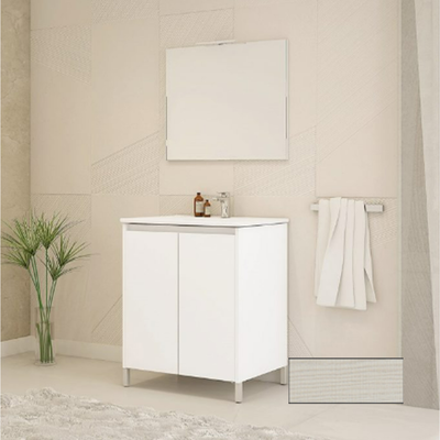 Bathroom furniture with washbasin caruso p2 60cm gray