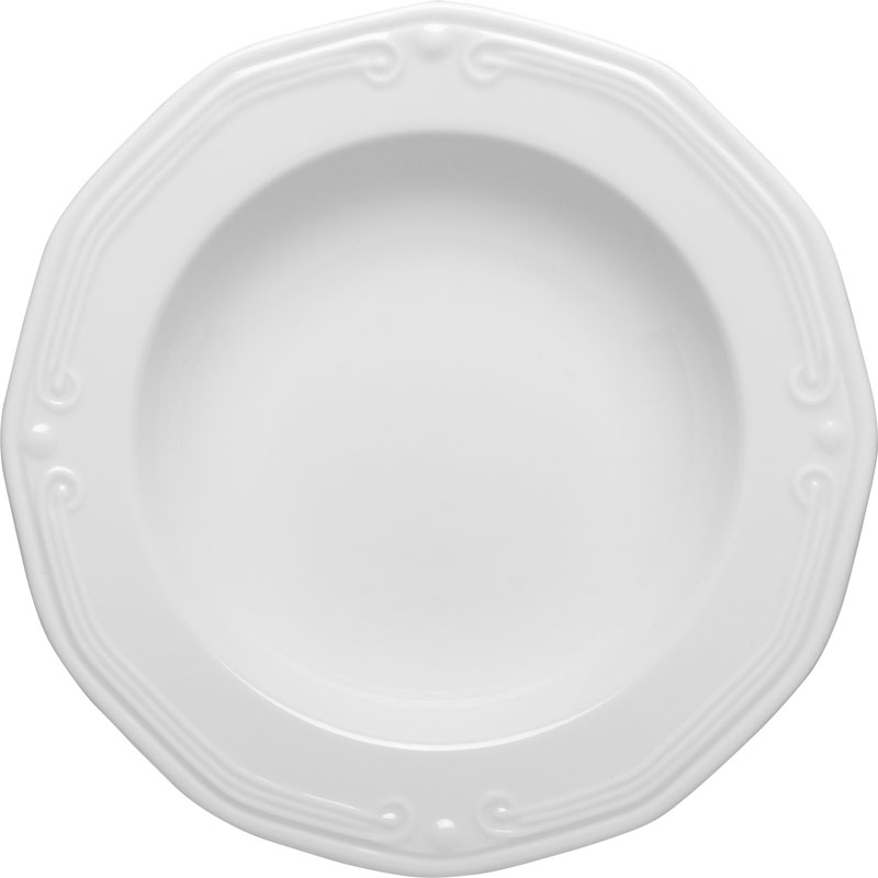 Product image: Athenee πιατο βαθυ 23cm πορσελανη πορσελανη λευκο, , medium-null