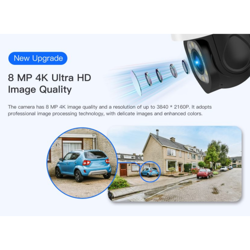 Vstarcam outdoor camera 8mp dual band Wi-Fi night vision, , medium image number null