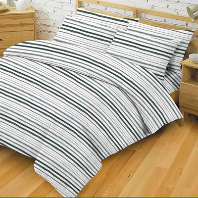 Elegance duvet cover 220x230cm - purebeck stripe