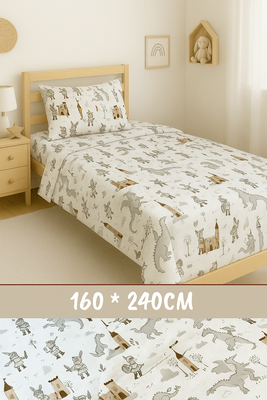 Elephant set sheet 160 * 240 cm, , medium