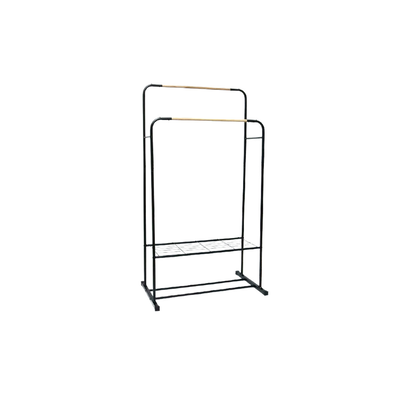 Double clothing hanger double with shelf bpc2100, , medium