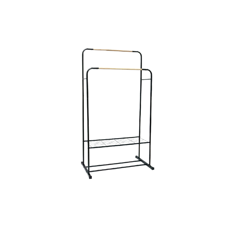 Double clothing hanger double with shelf bpc2100, , medium-null