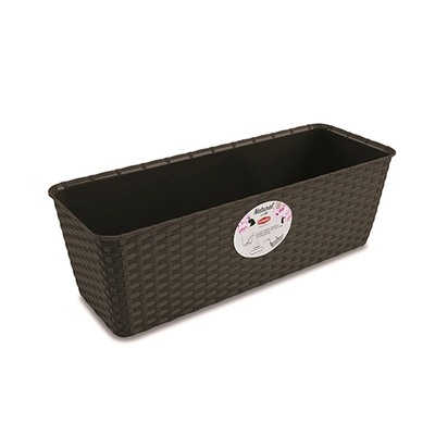 Stefanplast natural flower box 50cm anthracite, , medium