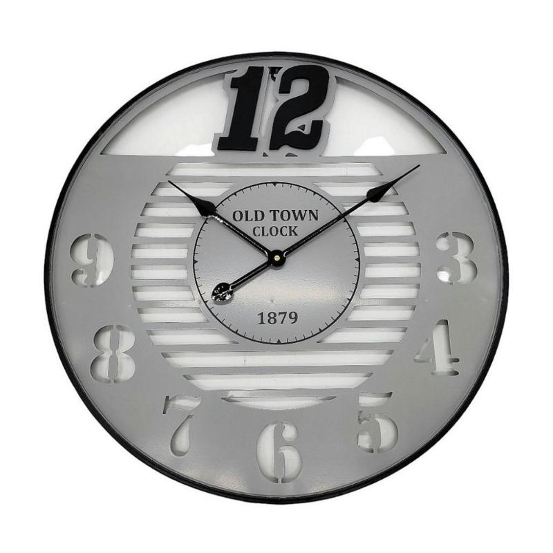 Town ora wall clock metal 60cm, , medium-null