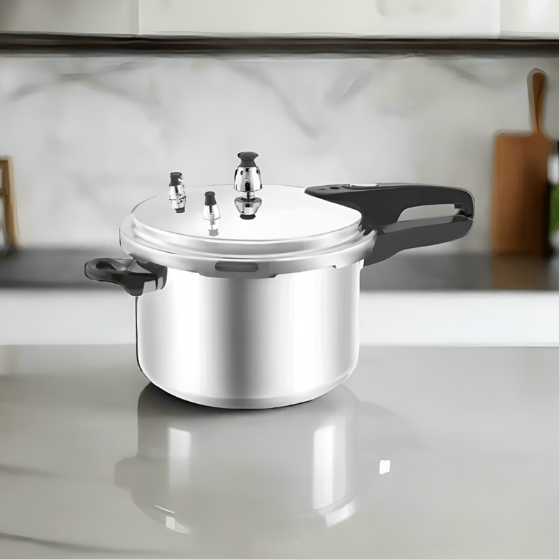 Decakila χύτρα ταχύτητος αλουμινίου 7l ασημί kmer019m, , medium-null