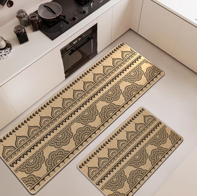Kitchen mat with non-slip floor and rubber back #kmr258