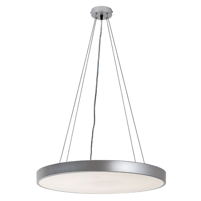 Tesia hanging ceiling light led 36w d40cm silver, , medium-null