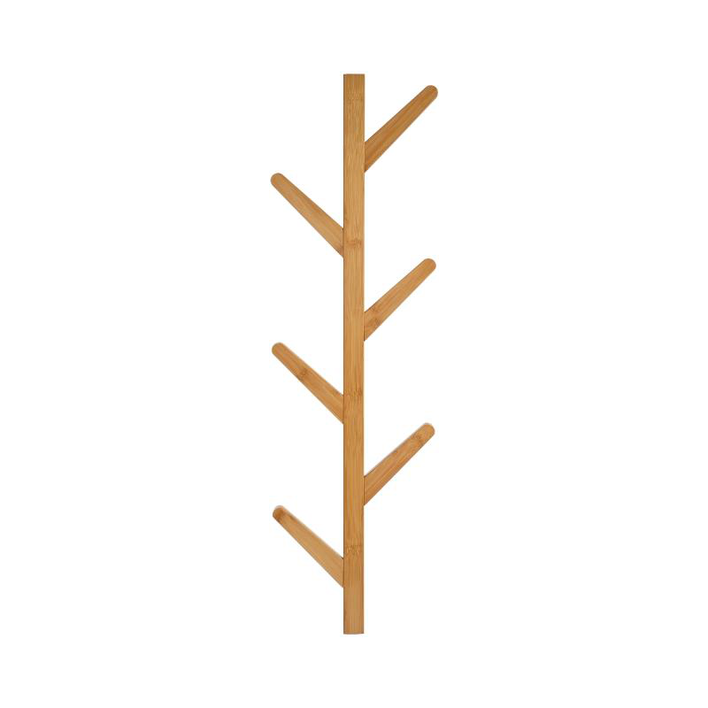 Product image: Estia κρεμαστρα τοιχου bamboo 6 γαντζακια 84x26cm, , medium-null