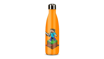 Minecraft water bottle 600ml, , medium
