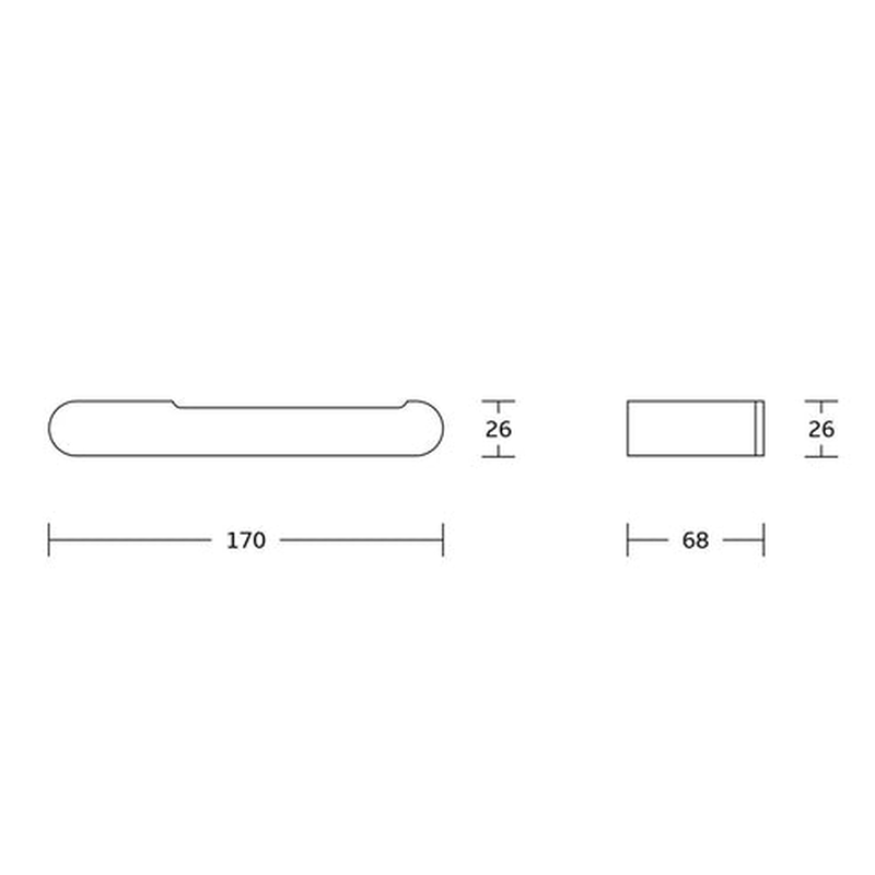 Joy brushed nickel toilet roll holder 170x68x26mm image number null