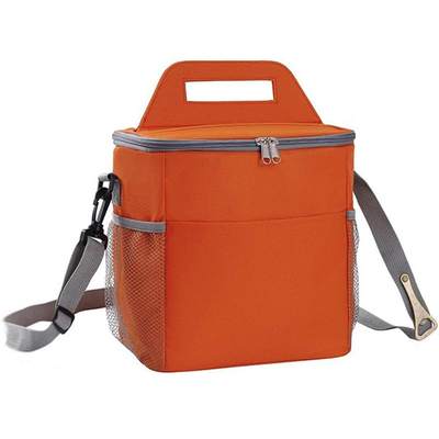 Ισοθερμική τσάντα φαγητού 9lt amber πορτοκαλί am3007, Orange, medium