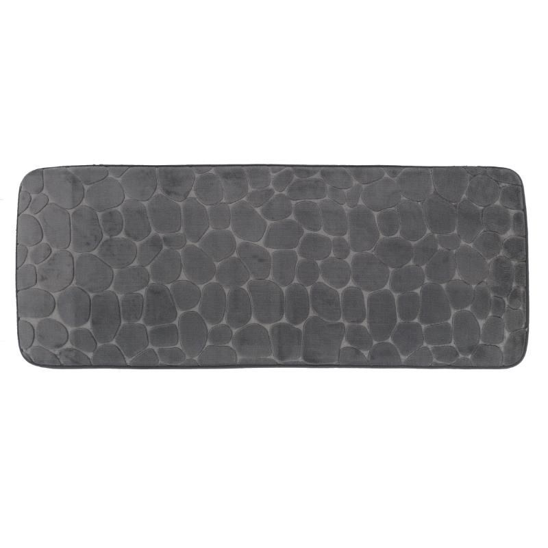 Tendance bathroom mat pebble 45x120cm - dark grey, , medium image number null