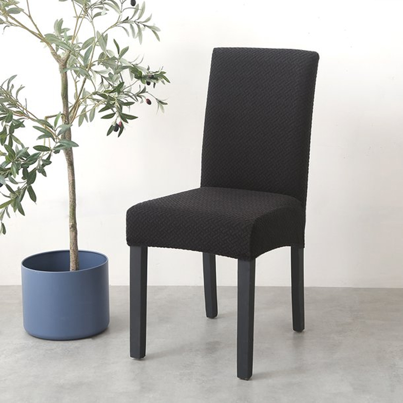 Elastic chair cover with embossing #yz1 image number null