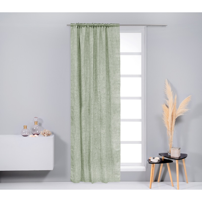 Easyhome curtain gaida 140x270cm - green, , medium