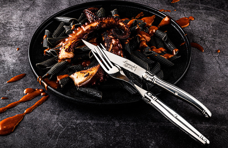 Laguiole premium line set of 6 forks stainless steel 1.8mm thick, , medium-null