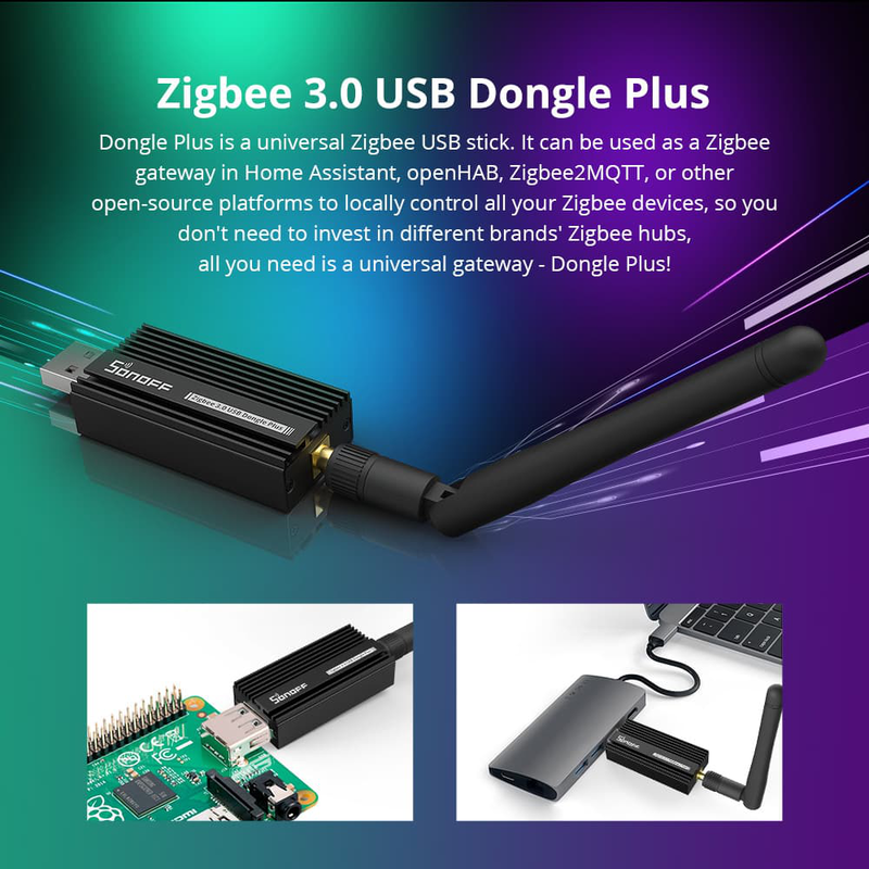 Sonoff zigbee USB dongle zbdongle-e, , medium-null