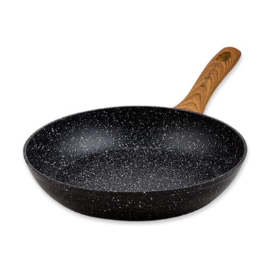 Nava nature non-stick stone fry pan 20cm, Black, medium