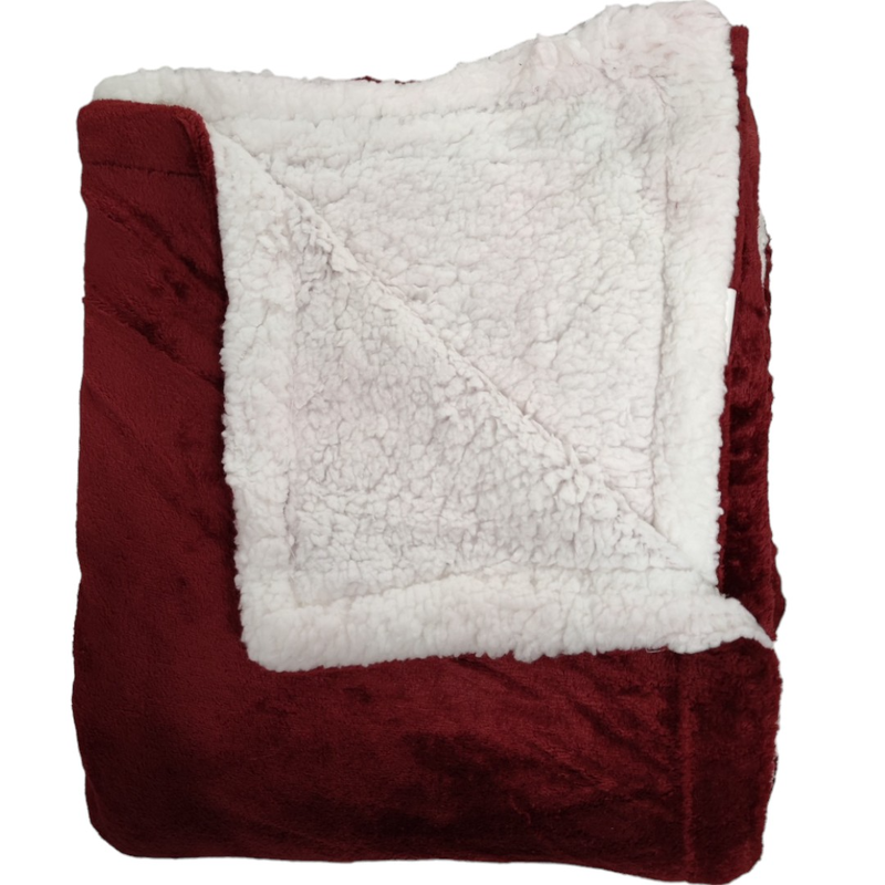 Flannel sherpa lamb blanket #b220-null