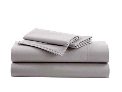 Ionion bedsheet fitted cotton 100x200x28cm grey